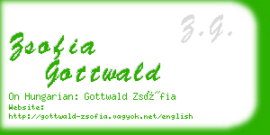 zsofia gottwald business card